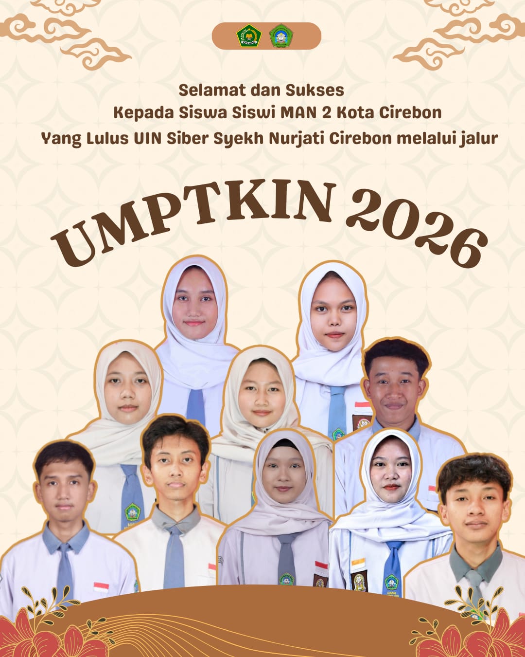 SISWA/I YANG LOLOS PTN JALUR UMPTKIN 2026